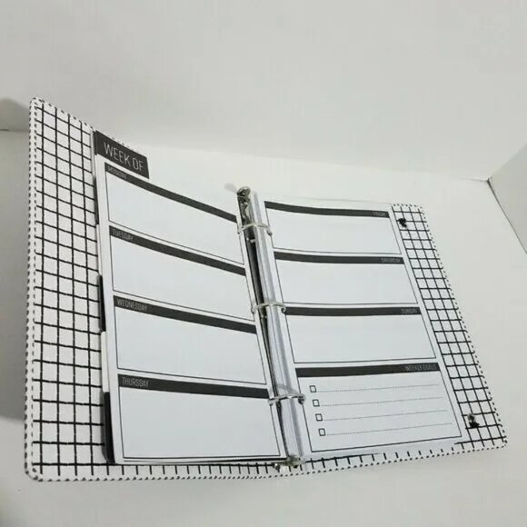 BUNDLE Binder Planner The Paper Studio Agenda 52 Pink / Polka Dot Positive Quote - Picture 13 of 16